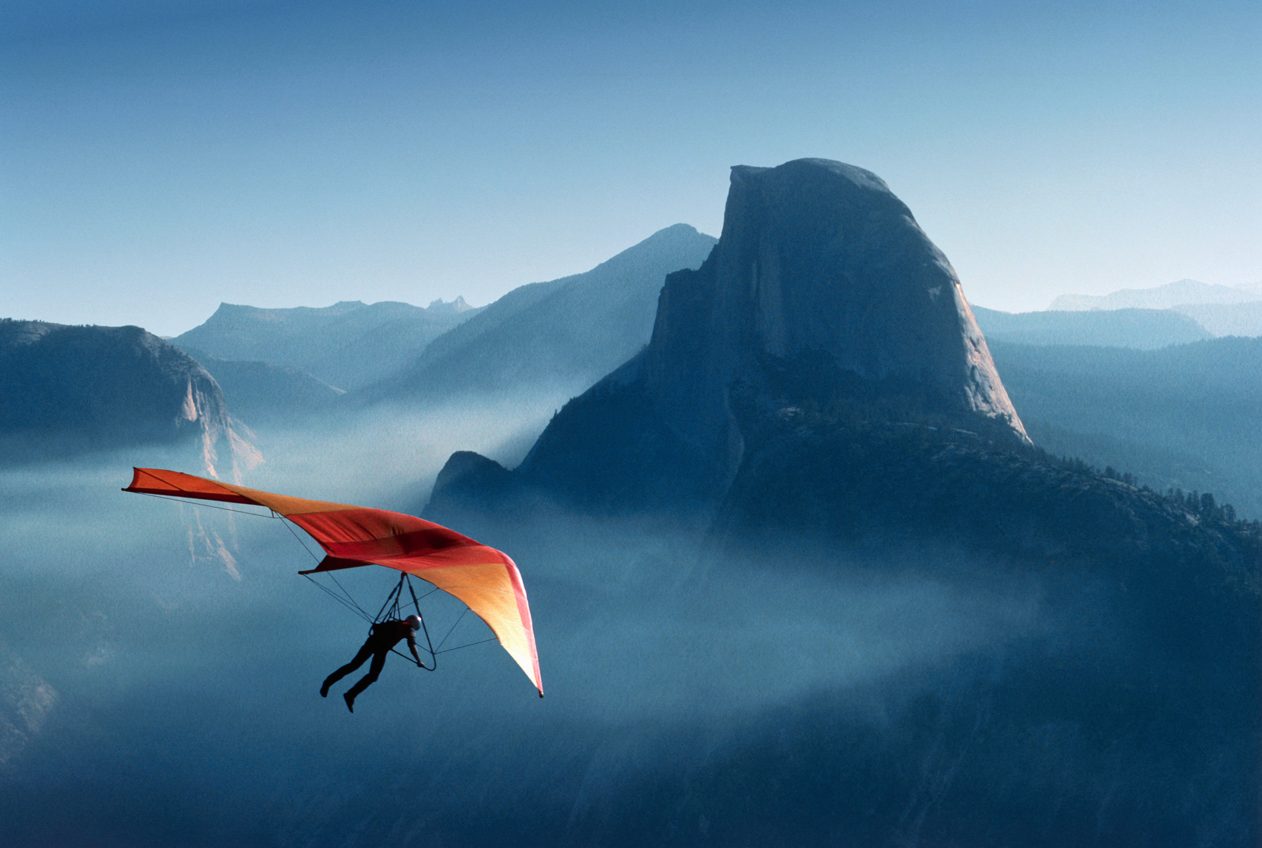 Hang Gliding Over Yosemite Valley ISETIA