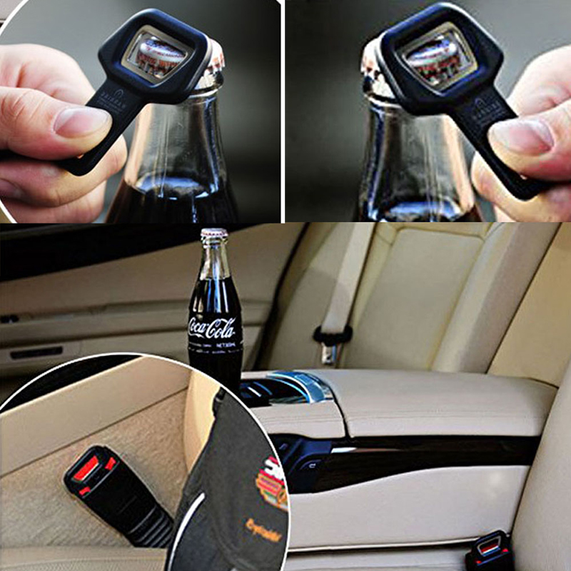 Seatbelt Alarm Silencer and Bottle Opener
