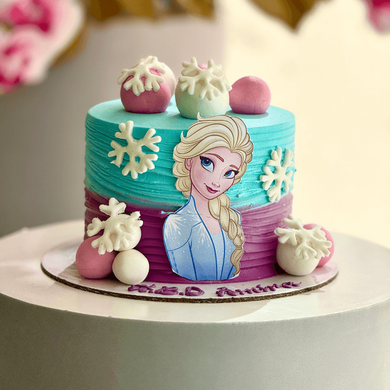 Frozen Elsa Cake Spark Frozen Magic at 3.9 OMR for a Fun!