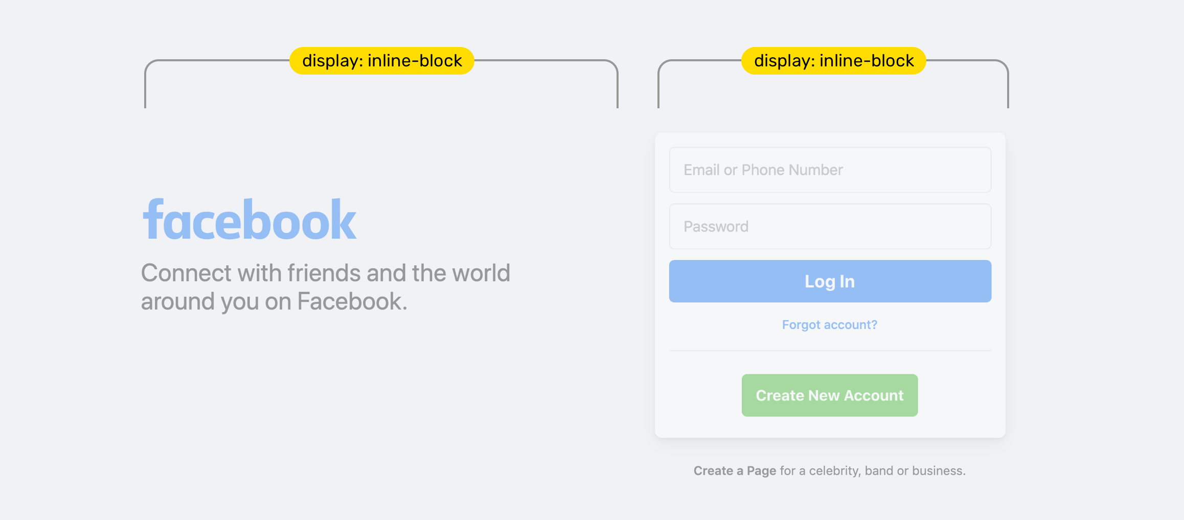 The New Facebook Login Design