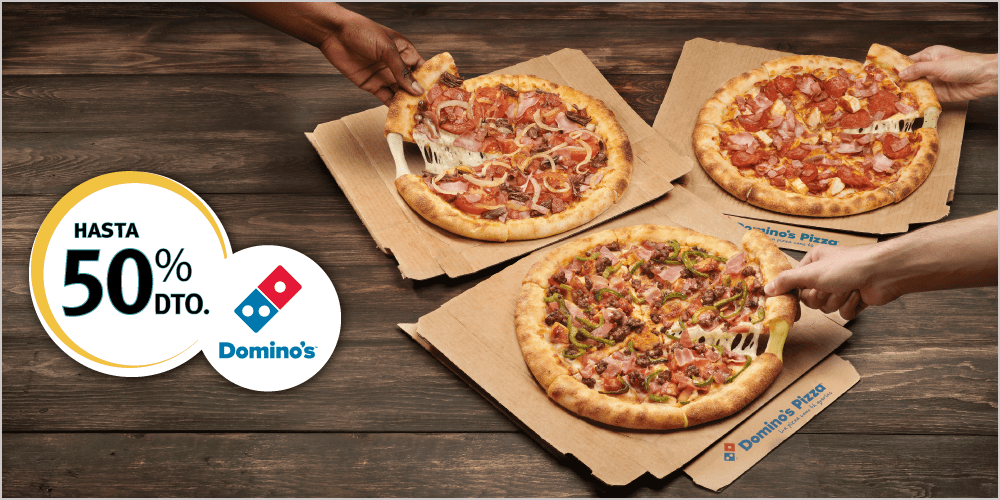 Domino's Pizza Hasta 50 de descuento Carné