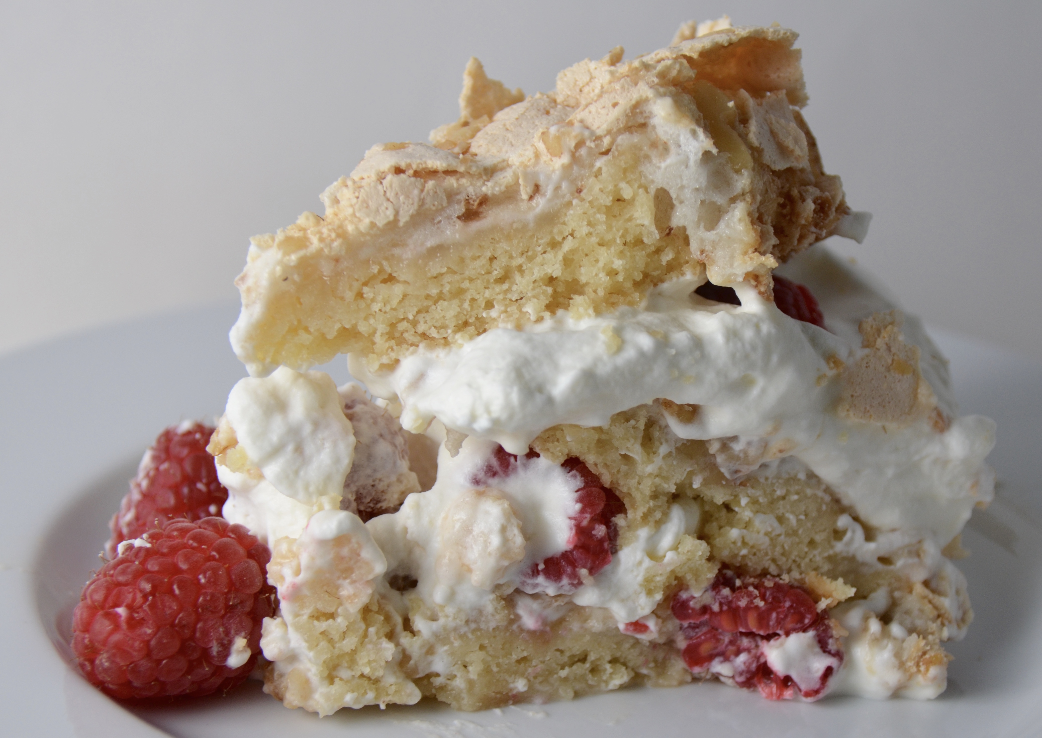 Raspberry Meringue Torte. Listening To Allie & Ivy. I Sing In The Kitchen