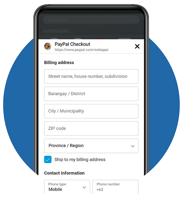 Payment thru Credit Card ISIP