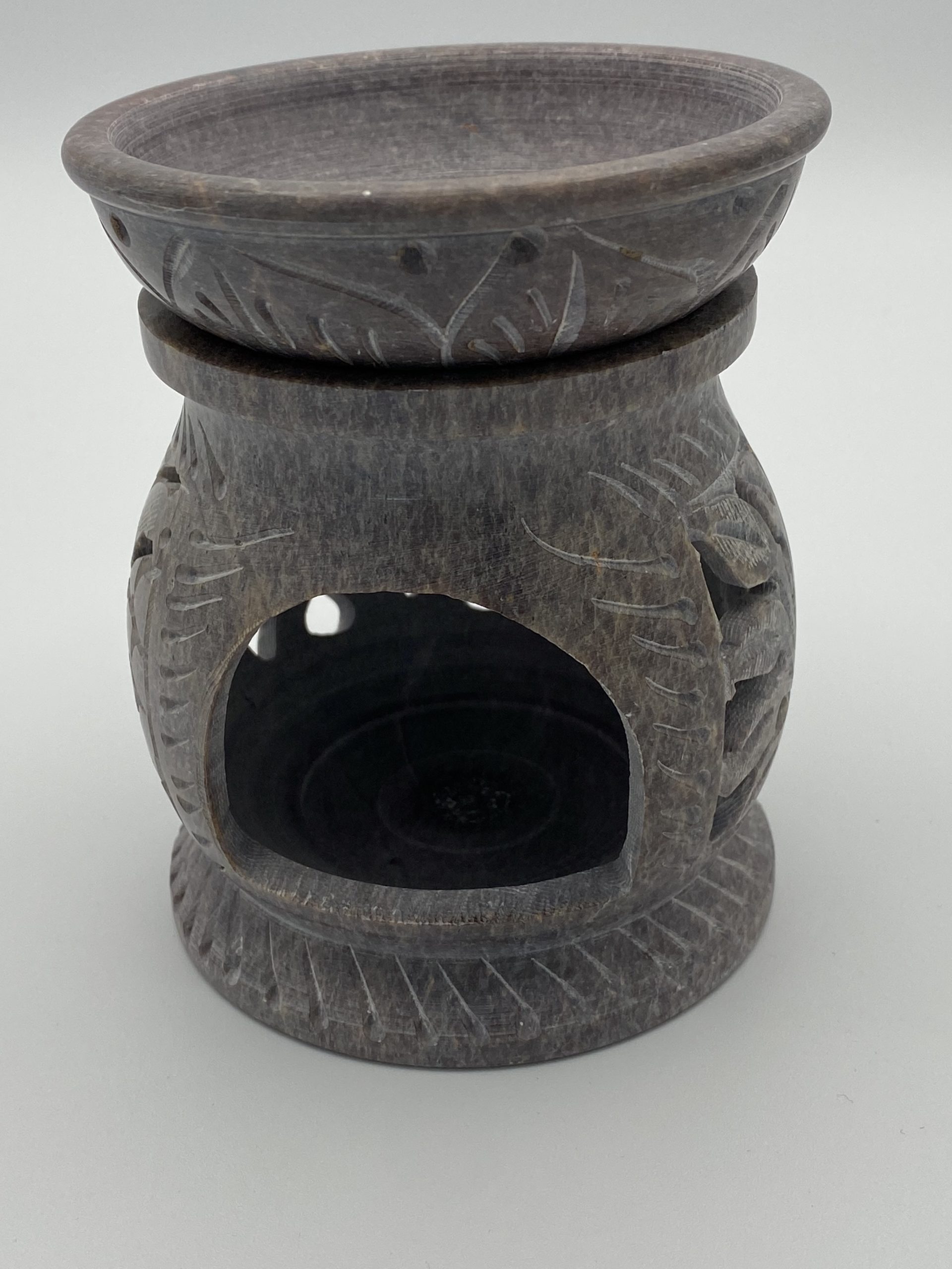 Taj Soapstone Tea Light Oil Burner Isis Essentials & Exotica