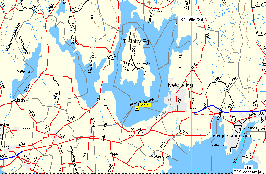 Ivösjön Karta Kartor Maps