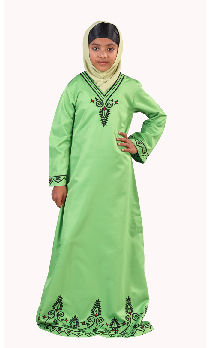 Isha Girls Abaya Dark Grey Shop at Discount Price Islamic Clothing