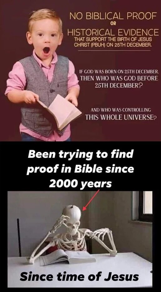 Jesus was not born on 25th December No Biblical Evidence. Islam Compass