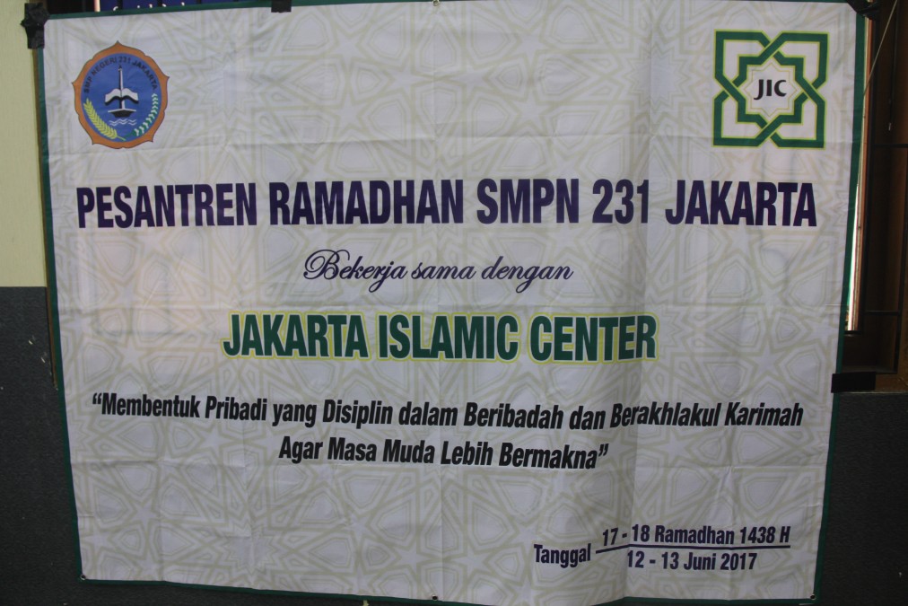 PESANTREN RAMADHAN SMPN 231 DI JAKARTA ISLAMIC CENTRE