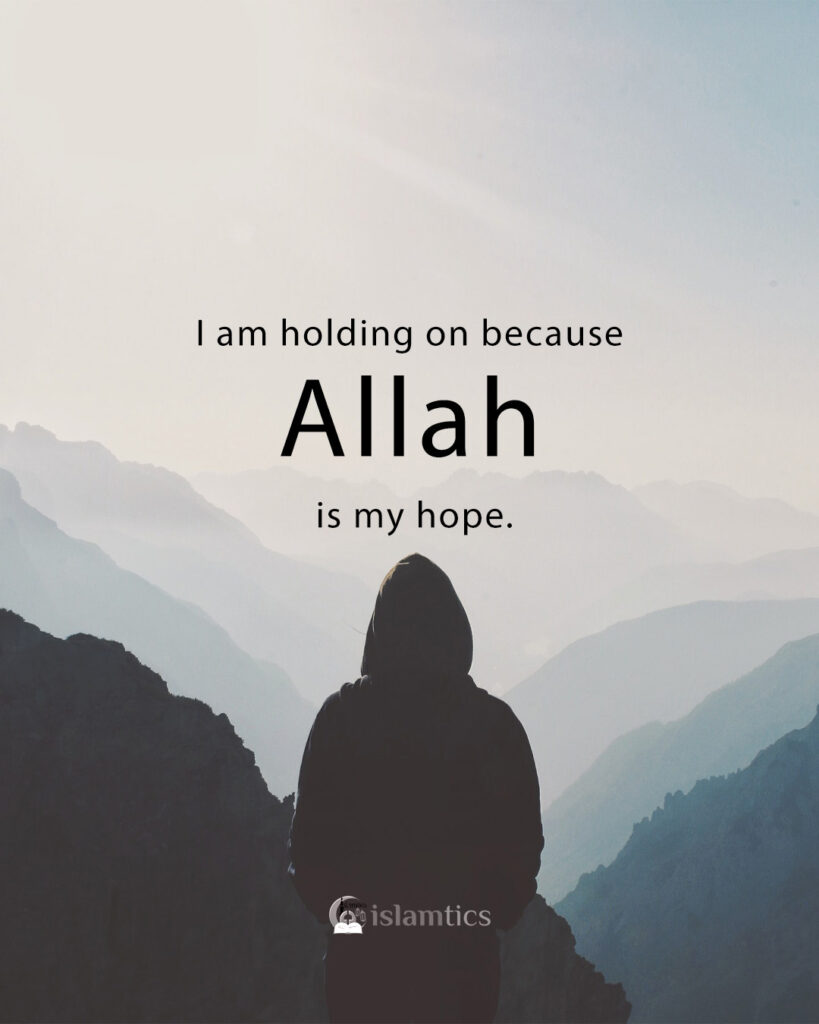 Best Allah is my only Hope Quotes. (with Images) islamtics