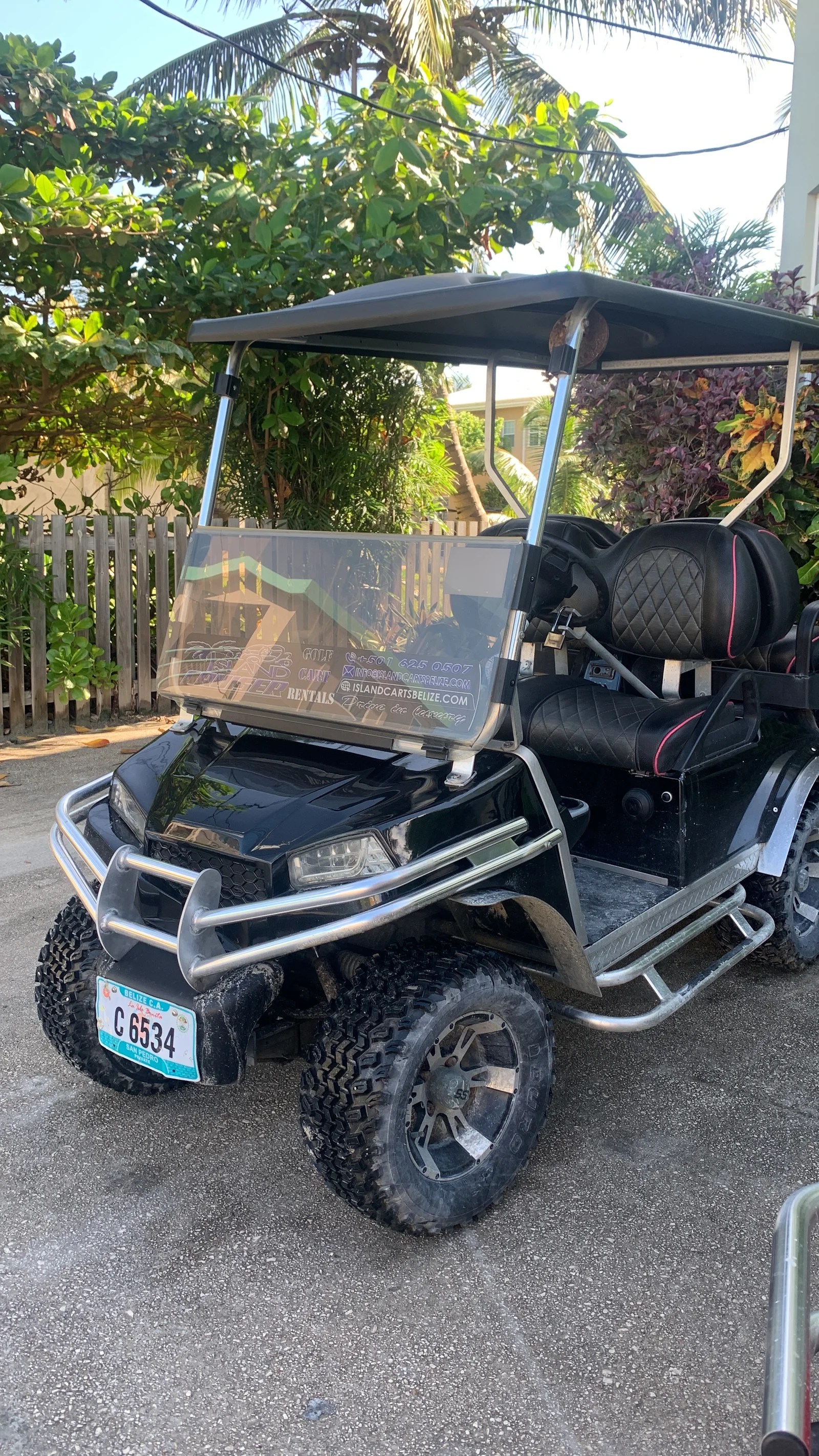 Island Cruiser Golf Cart Rentals Golf Cart Rental in San Pedro Belize