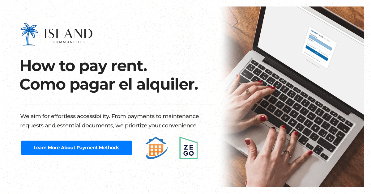 How To Pay Rent Island Communities
