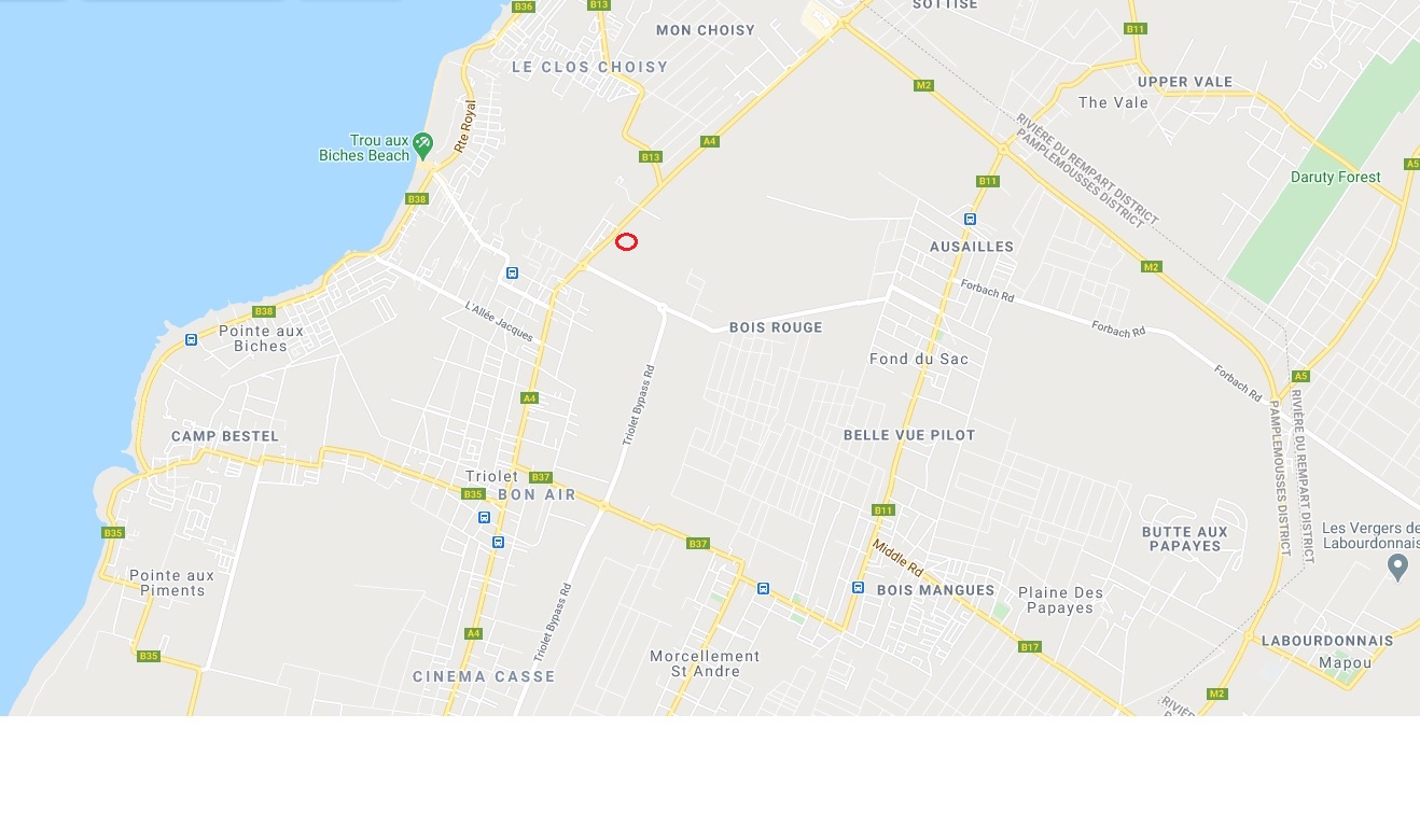 Selling 140 perches Residential Land Triolet Mauritius Agence Immobiliere Ile Maurice Real