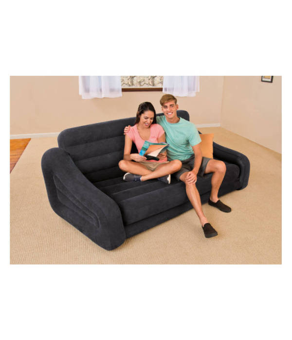 Queen Inflatable PullOut Sofa Bed Island Hobbies International