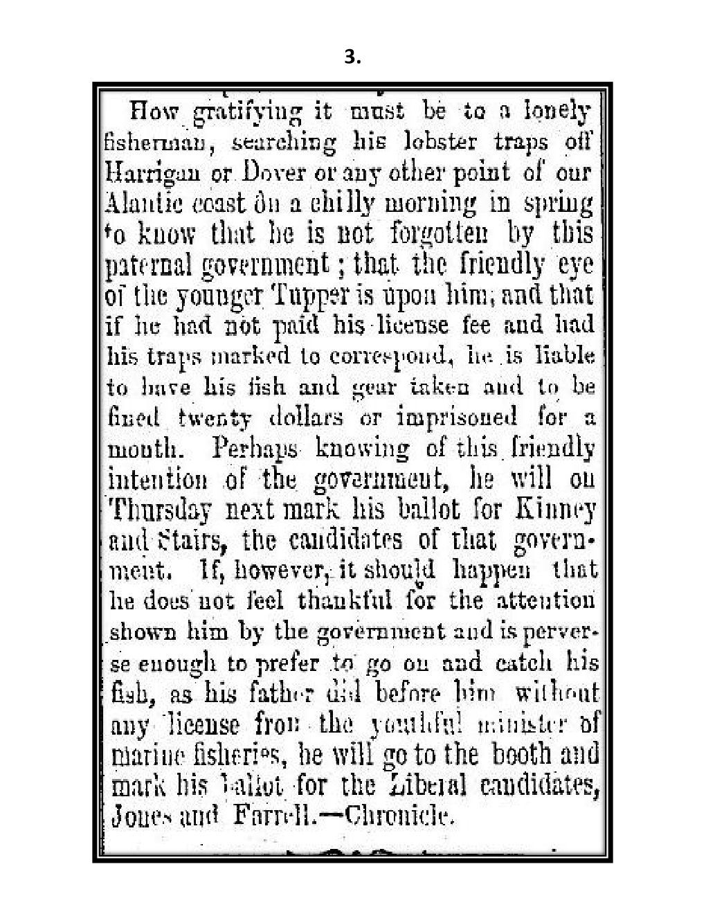 First Lobster License Islands History