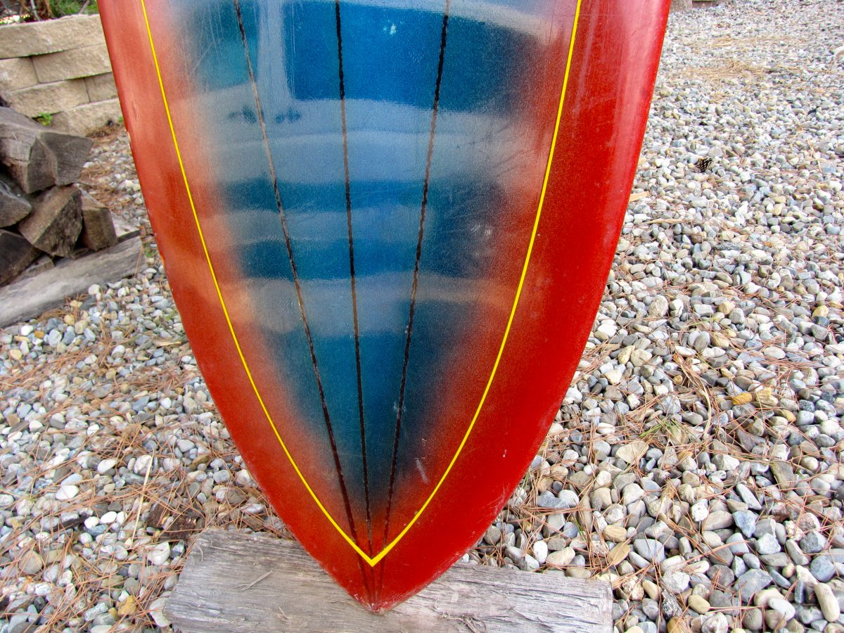 1966 Surfboards Hawaii 9'8" Model A Vintage Surfboard Island Trader