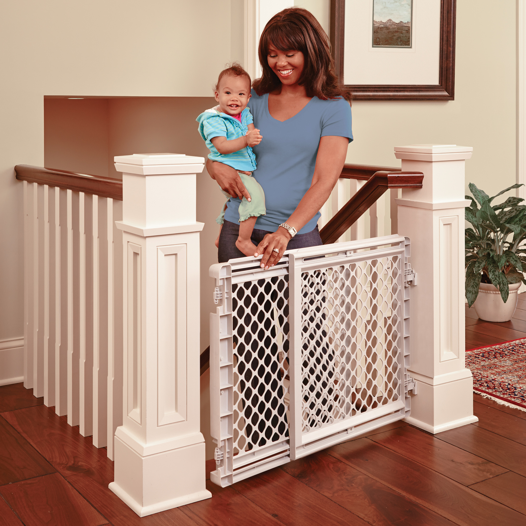 North States Expandable Swing Gate 60in X 32in Hardware,, 49 OFF