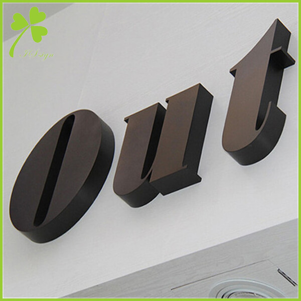 Custom Outdoor Metal Signs Metal Signs For Business IS LED SIGN