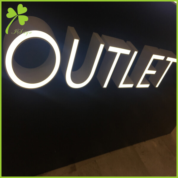 Outdoor Lighted Business Signs Outdoor Frontlit Letters IS LED SIGN