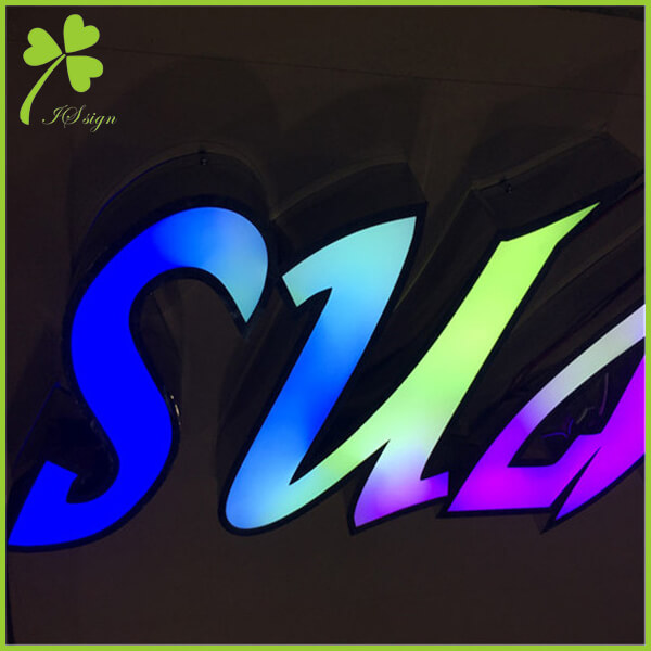 Lighted Logo Signs Custom LED Storefront Signs Makers IS LED Sign