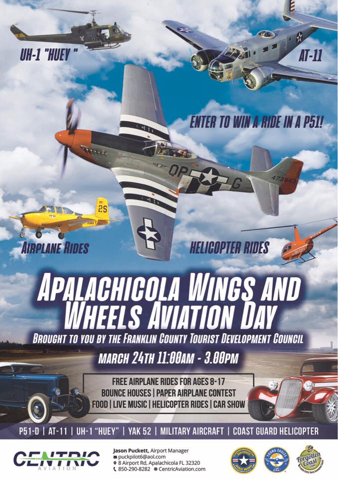 Apalachicola Wings and Wheels Aviation Day, Apalachicola, FL Discover