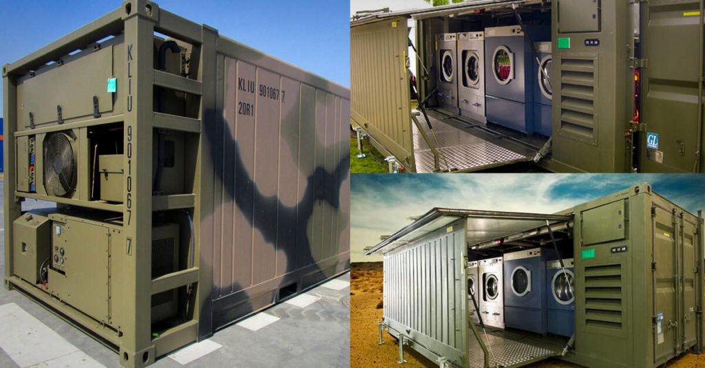 Innovative, Modern, and Easy to Install Container Laundromat Home