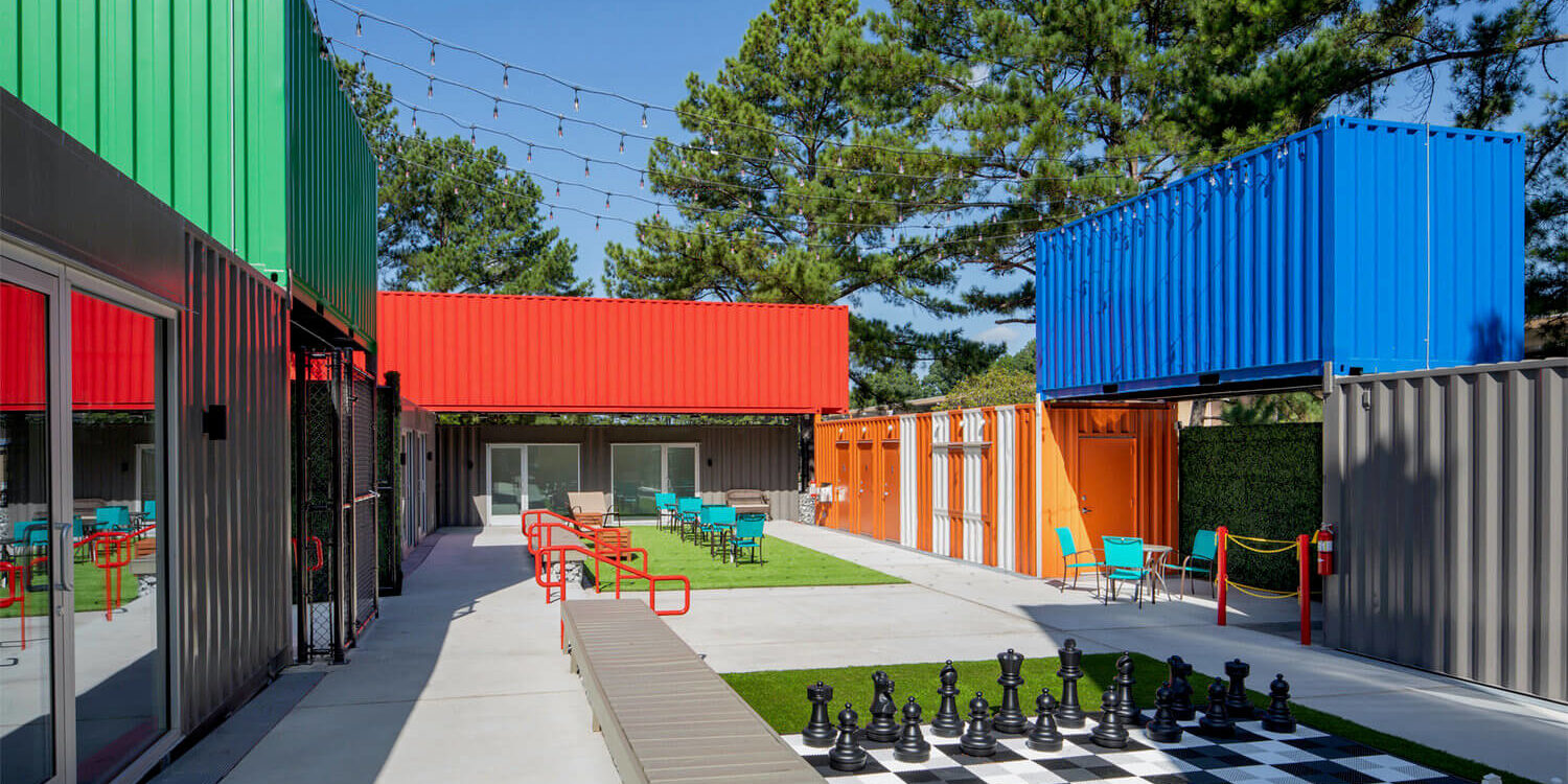 Shipping Container Bars & Beer Gardens Home