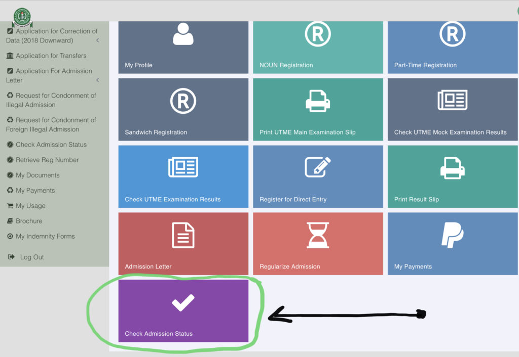 JAMB CAPS 2021 Check Admission Status And Accept Admission