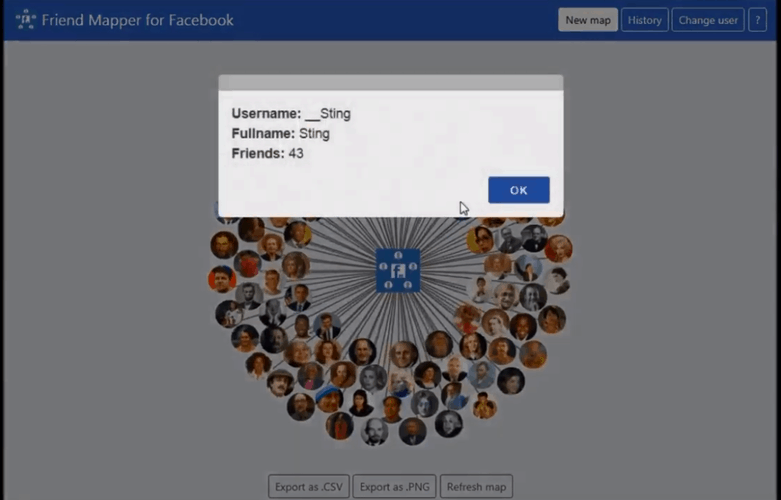 Facebook Friends Mapper For Finding Facebook Connections