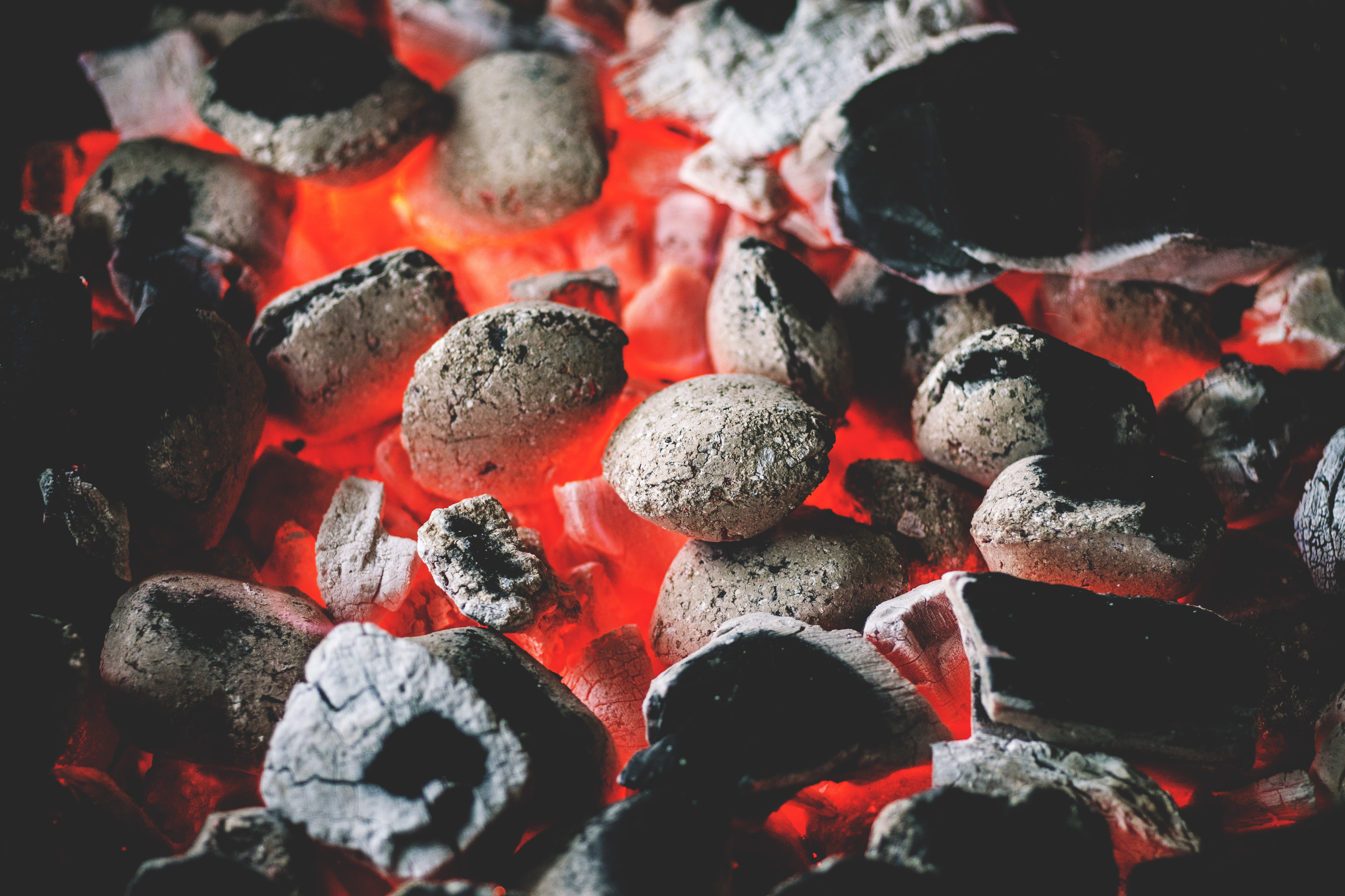 BBQ Coals RoyaltyFree Stock Photo