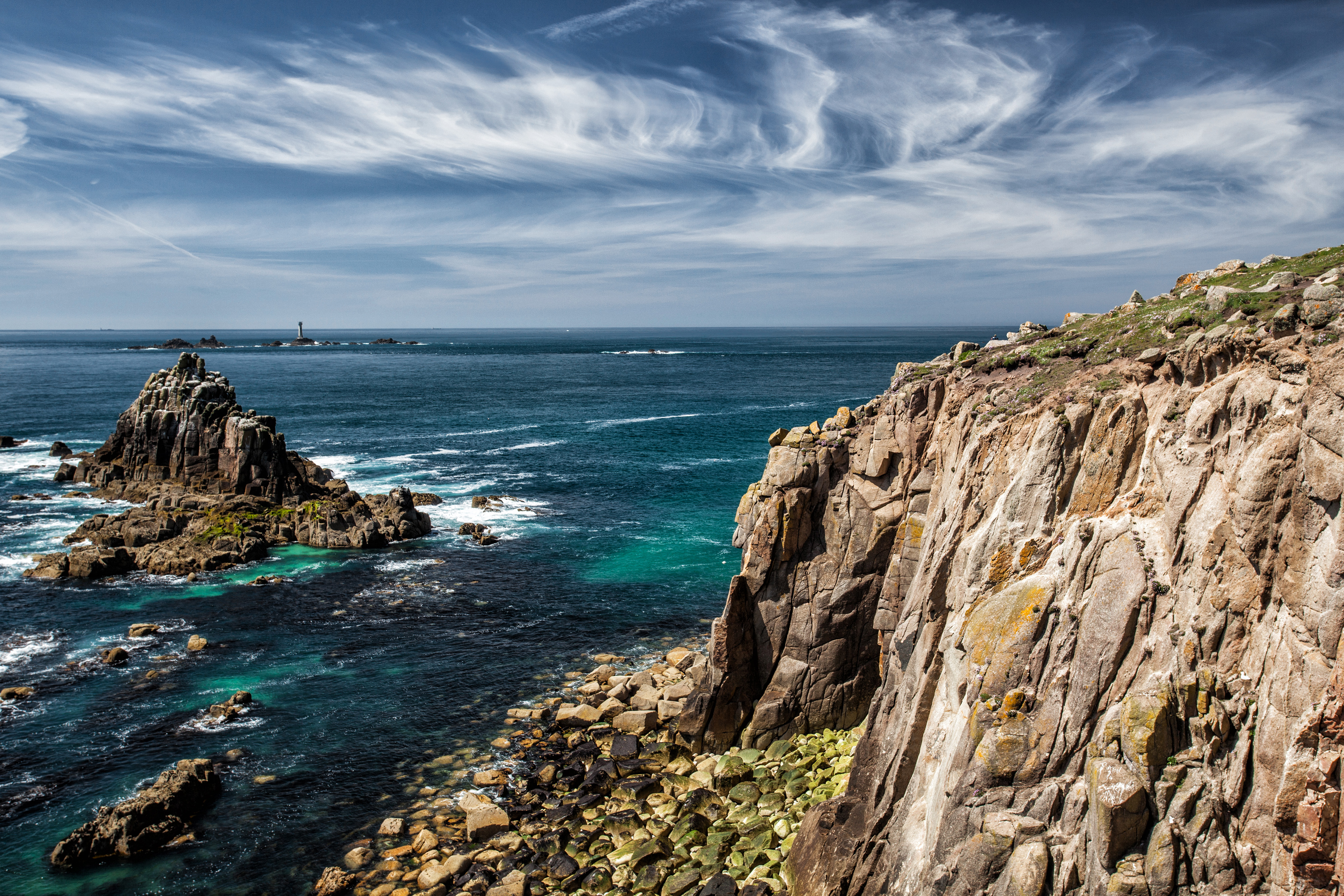 Cornish Rocks, England RoyaltyFree Stock Photo