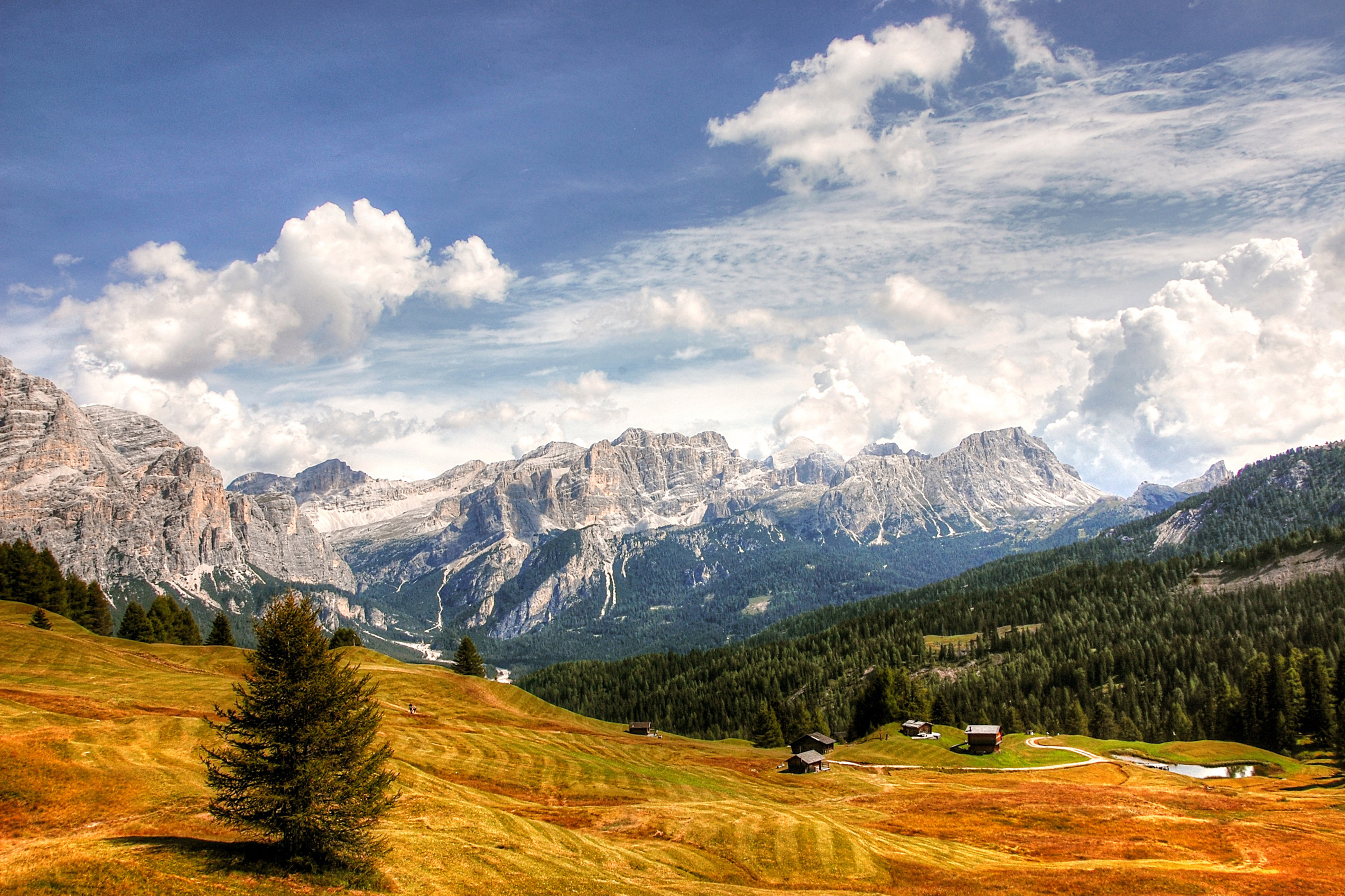 Dolomite Mountains RoyaltyFree Stock Photo and Image