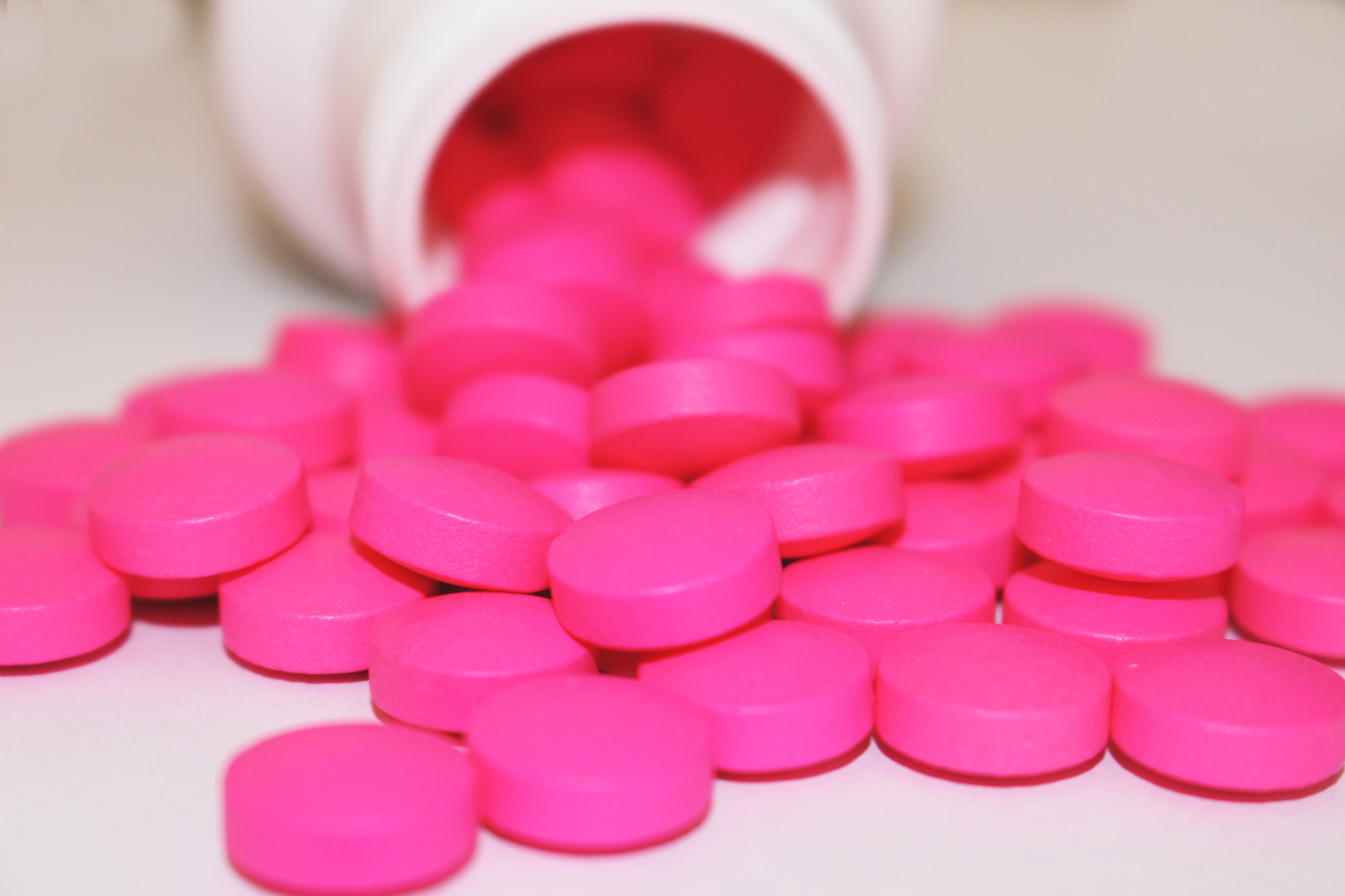 Pink Drugs Pills RoyaltyFree Stock Photo and Image
