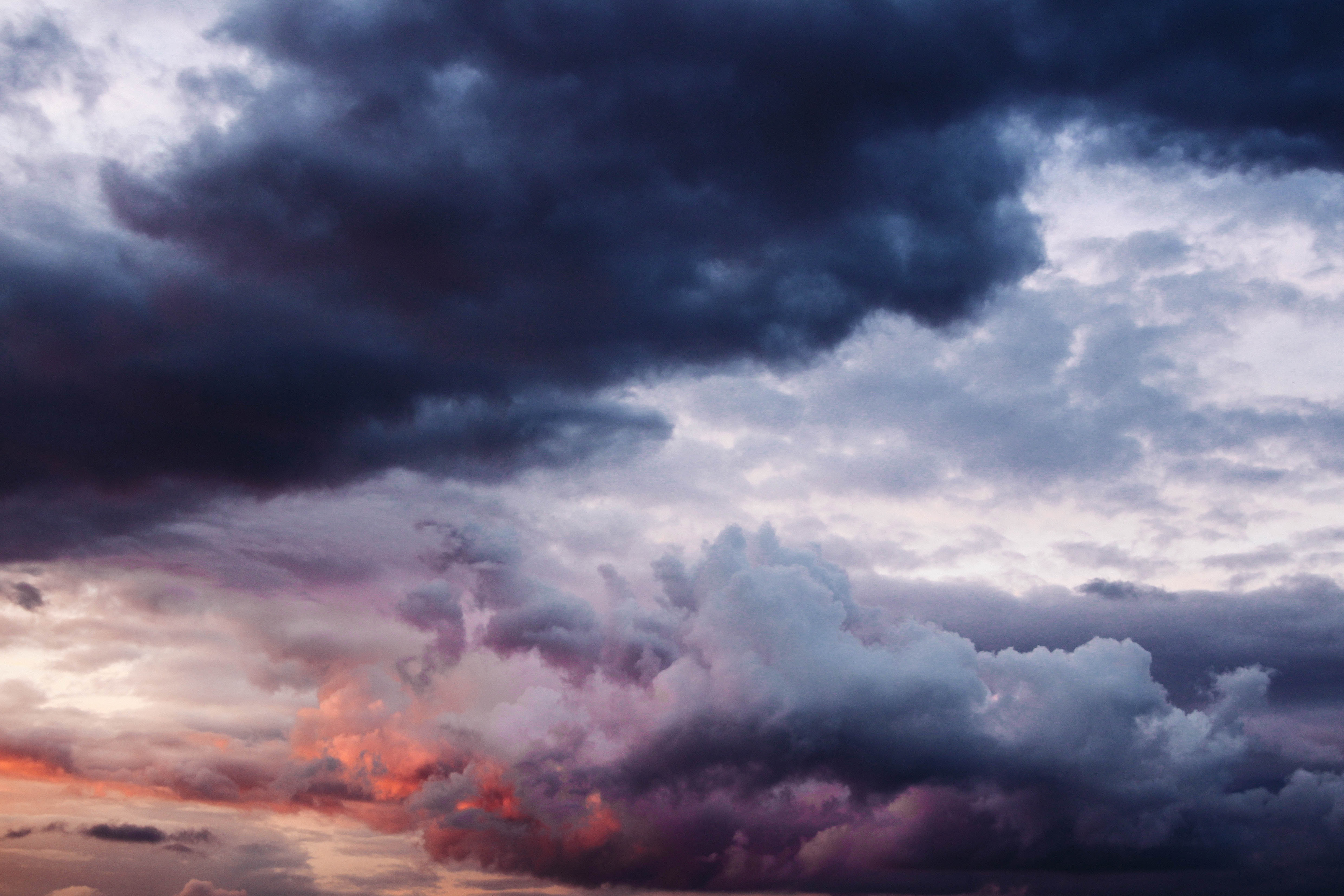 Moody Storm Clouds Royalty-Free Stock Photo