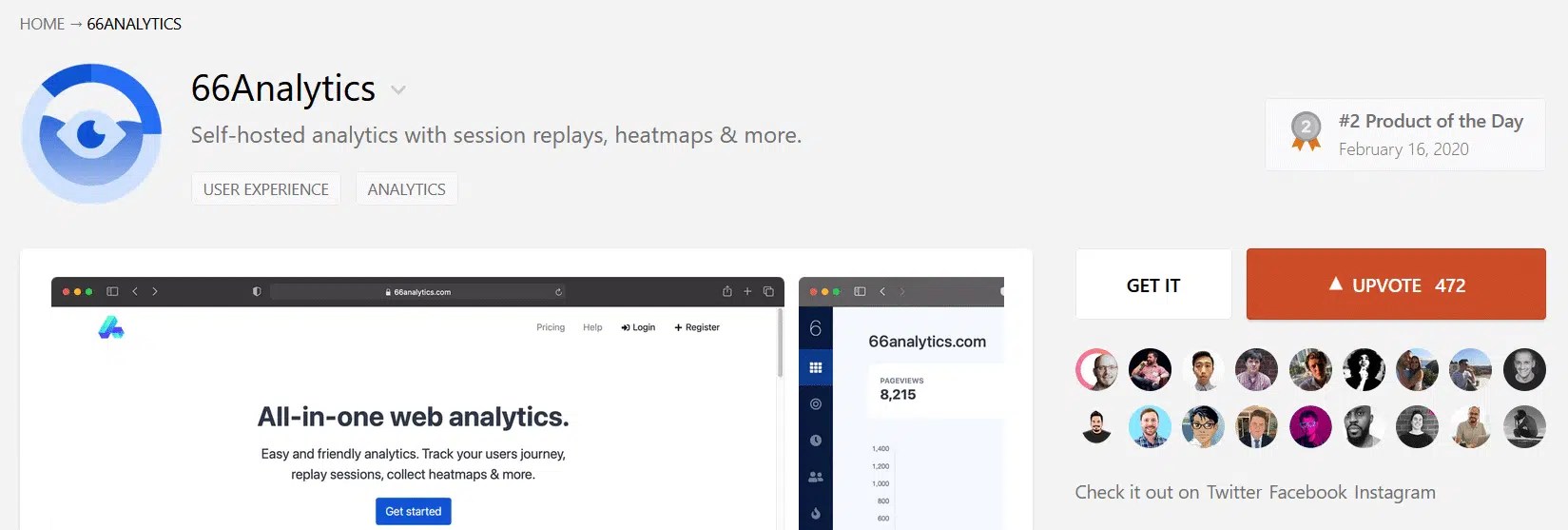 66Analytics A Powerful Self Hosted Google Analytics Alternative