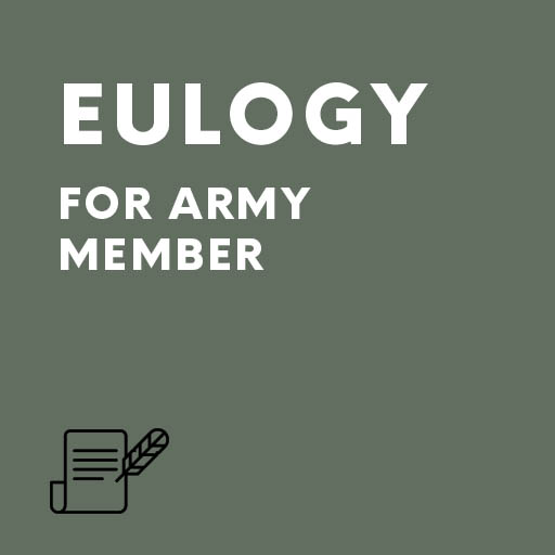 Eulogy for Army Member
