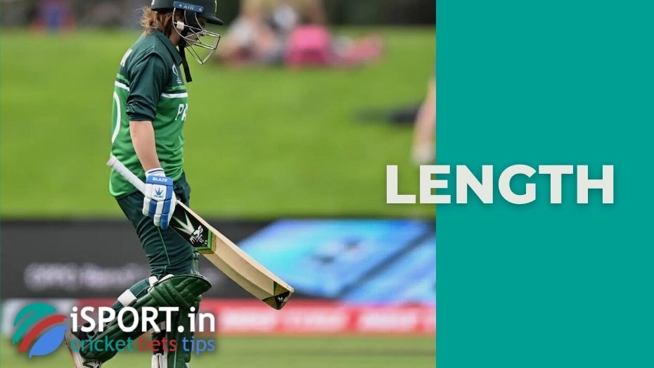 Length in Cricket the main meaning of the term in the game