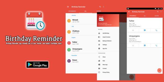 Birthday Reminder Best Birthday Reminder App for Android iSprid