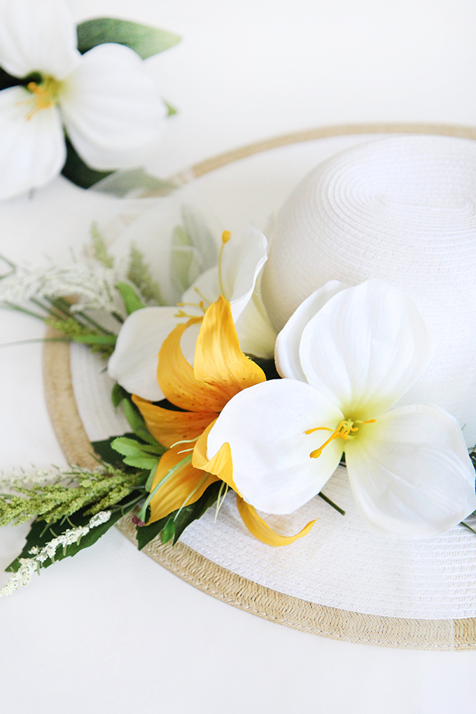 » MY DIY Flower Derby Hat