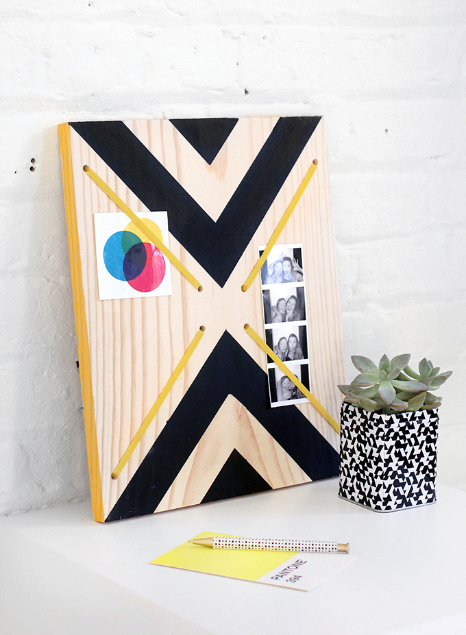MY DIY Graphic Print Memo Board I SPY DIY