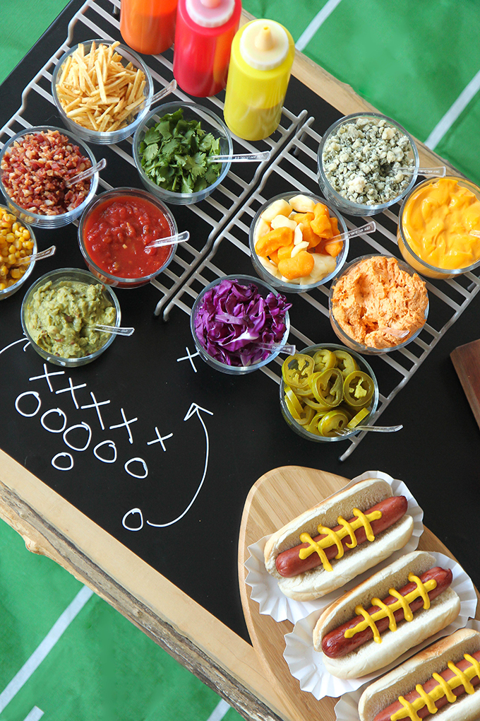 » DIY EATS Big Game Hotdog Bar