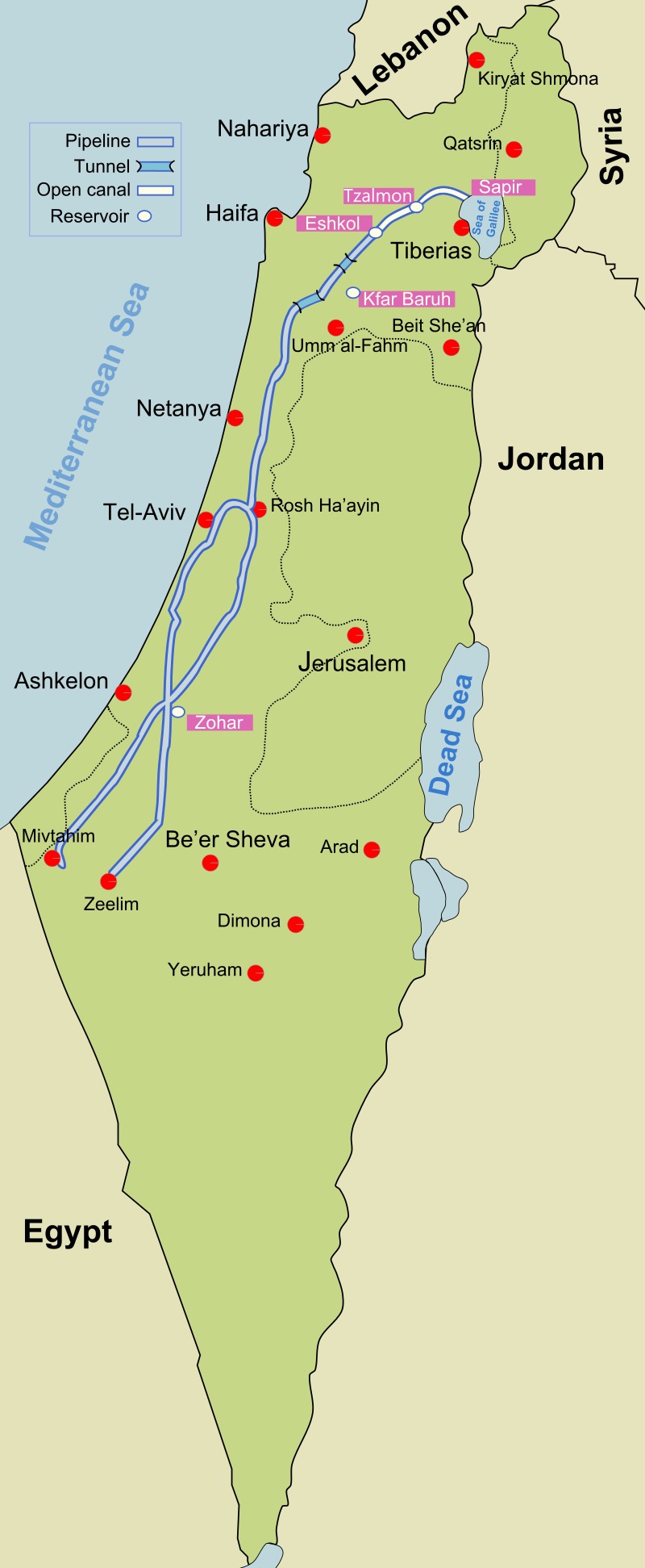 Israel Begins Jordan River Project CIE