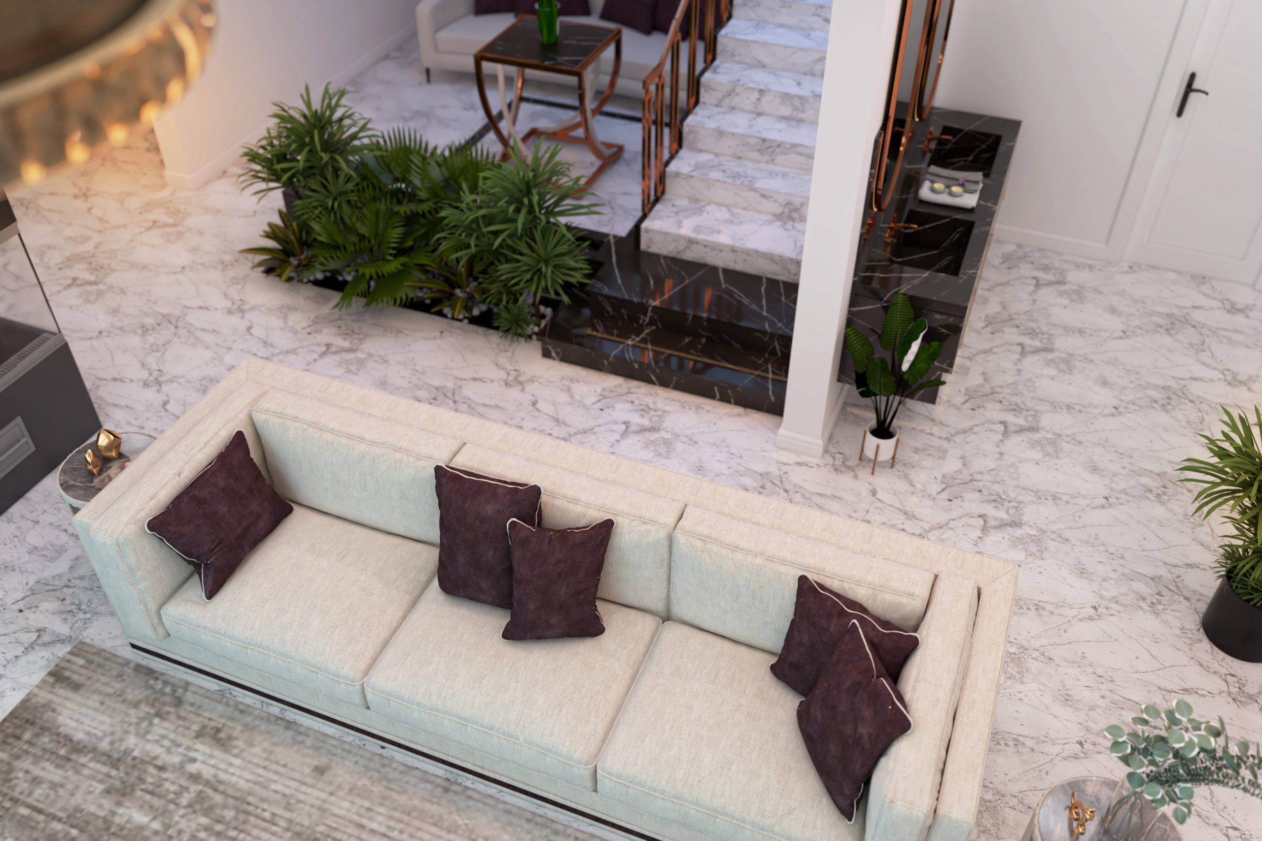 Open Living Room Qatar Issa Architect Interior Design Saudi Arabia