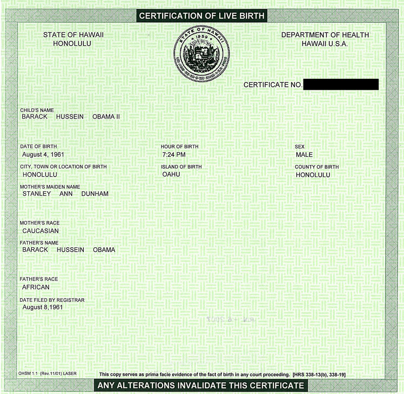 Barack Obama/birth certificate Issuepedia