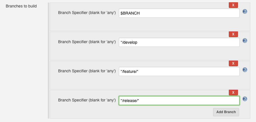 [JENKINS61074] Allow Git plugin to give variable branch specifiers