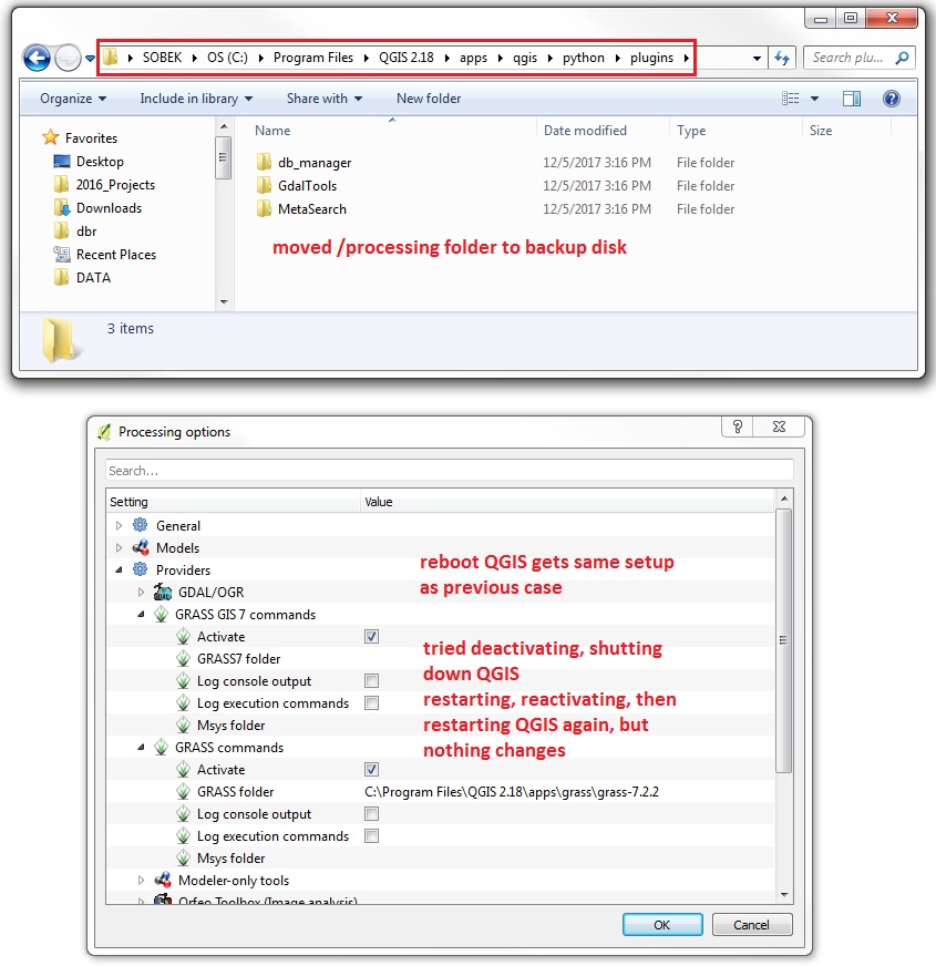 Grass cannot be used in QGIS 2.18.14 LTR on Windows 64bit · Issue