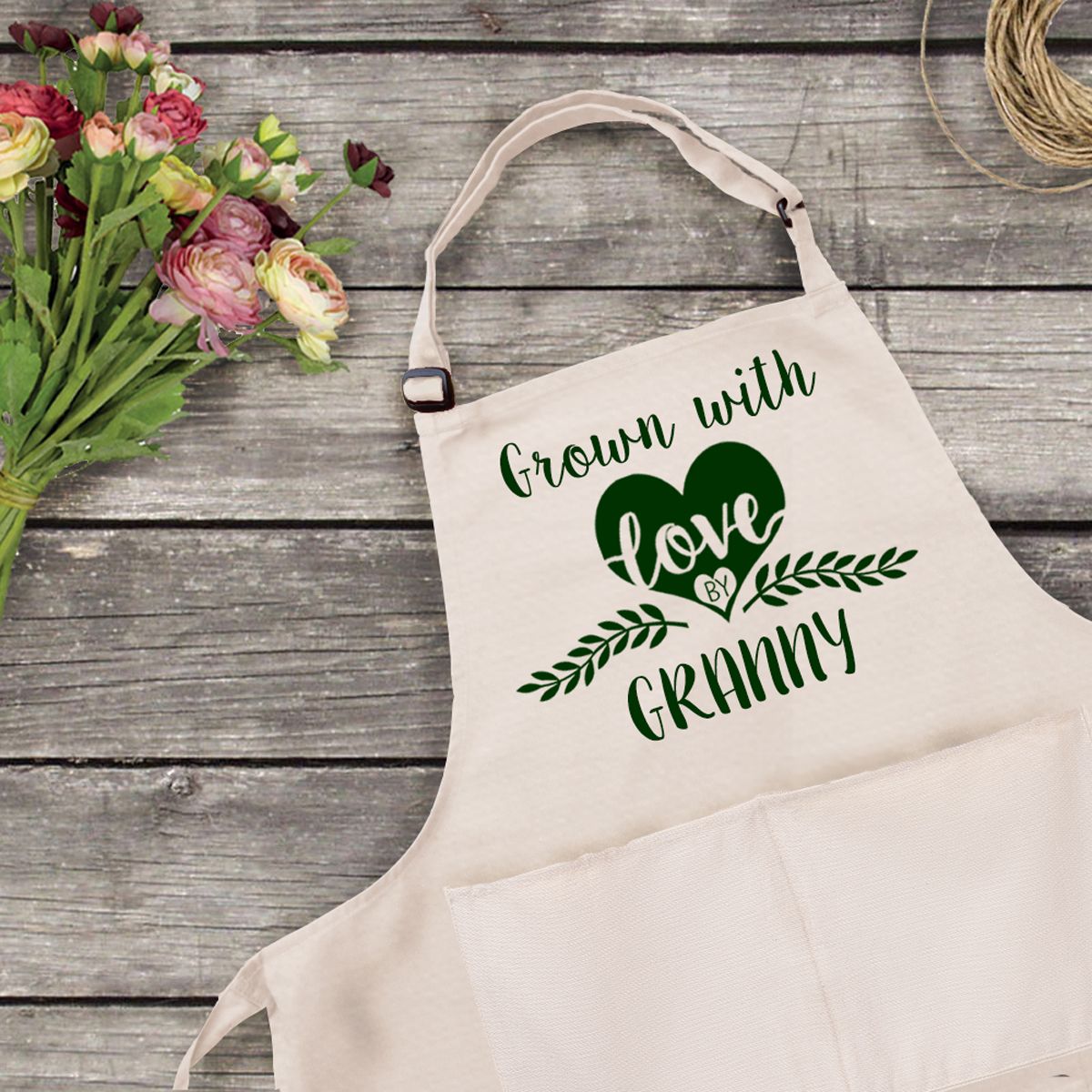 Personalised Gardening Apron Gift Gift For Her Issy UK