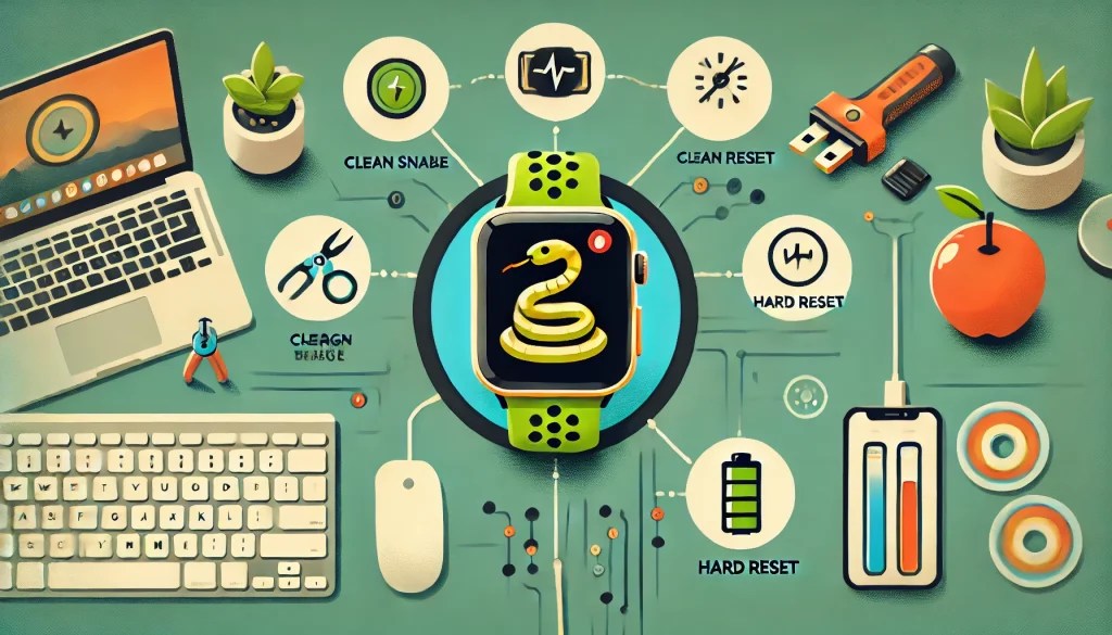 Fix Apple Watch Green Snake Charging Issues Solved (2024)