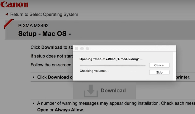 How to install canon mx492 printer - passlcms