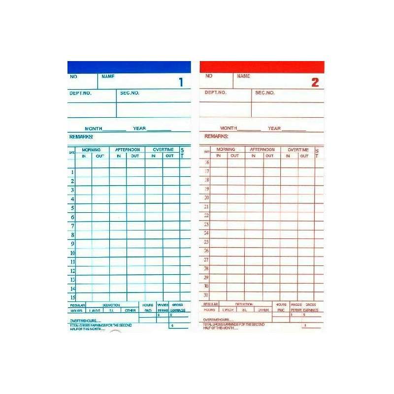 Punch Card w/ Curve (100's) i.Stationery Office Stationery Office Supply Kuching