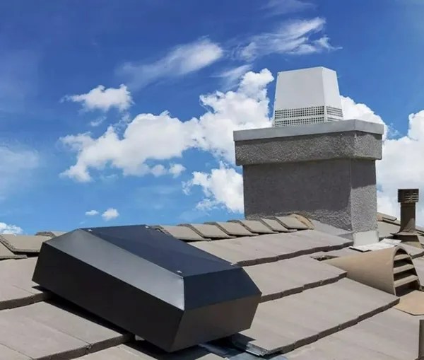 QuietCool 2116 CFM Energy Saver Attic Roof Mount Fan Black AFR SMT ES-2